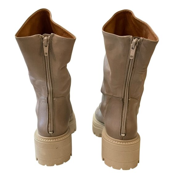 Free People Emma Ruched Boot Phantom Size 38.5 US 8.5 NEW - Picture 6 of 10